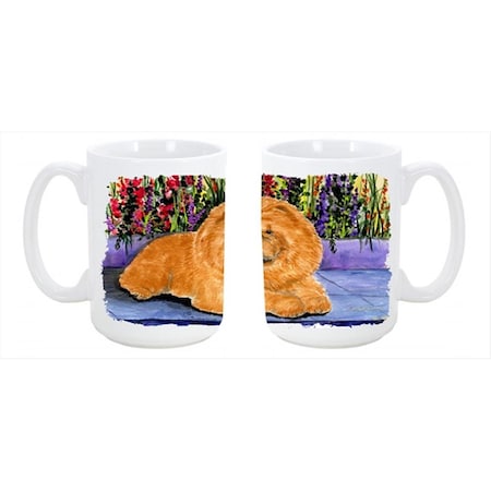 Carolines Treasures Chow Chow Dishwasher Safe Microwavable Ceramic Coffee Mug 15 oz. SS8601CM15